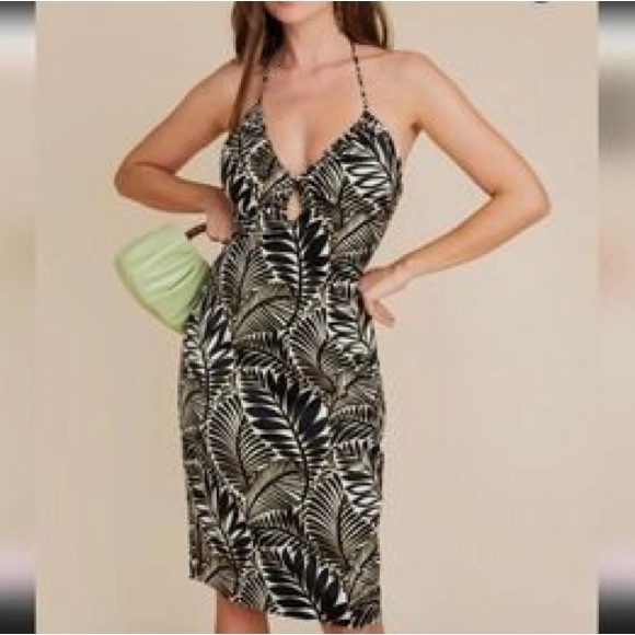 Christian Lacroix Botanical Print Keyhole Satin Mini Cocktail Dress Sz XS NWT - Picture 4 of 16